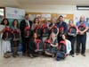 Teachers and Staff of The Raymond J Lesniak ESH Recovery High School in Roselle receive their school supplies from Ammon employees.