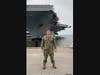 Luke Lommatzsch, in front of a U.S. Navy carrier, is a veteran of the U.S. Navy.
