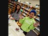 Troy Cronin Elementary School Spanish Club students Tatiana and Julian have fun decorating their sugar skulls for a Day of the Dead celebration.