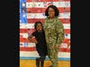 Troy Cronin Elementary School student Jordan and her mother Jayme, who is in the U.S. Navy Reserve