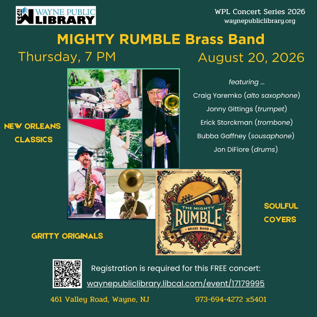 End of Summer Mardi Gras Concert: The Mighty Rumble Brass Band