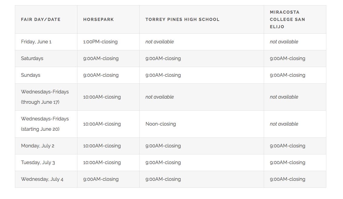 Off Site Parking Info