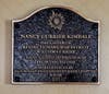 National Society Daughters of the American Revolution Commemorative Plaque for Nancy Kimball Cobblestone House