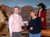 DAR member Jackie Marcus (left) with Sharry L. Blazier, Director and Education Coordinator, Elgin Public Museum of Natural History and Anthropology. The donation will refurbish a gallery featuring Robert LaSalle’s journey from Montreal to Gulf of Mexico.