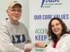Bill Foltz, Youth Conservation Corps, with DAR member Jennifer Lucas. The Youth Conservation Corps located in Lake County, IL provides trade and vocational training, education toward GED’s, mentoring and life skills, job placement, and much more.