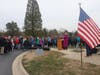 Large community attendance on a December afternoon