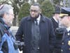 Left to Right: Paul Pass, Chief Editor of New Haven Independent, Pastor Kelcey Steele of Varick AME Church, and New Haven Police Chief Otoniel Reyes