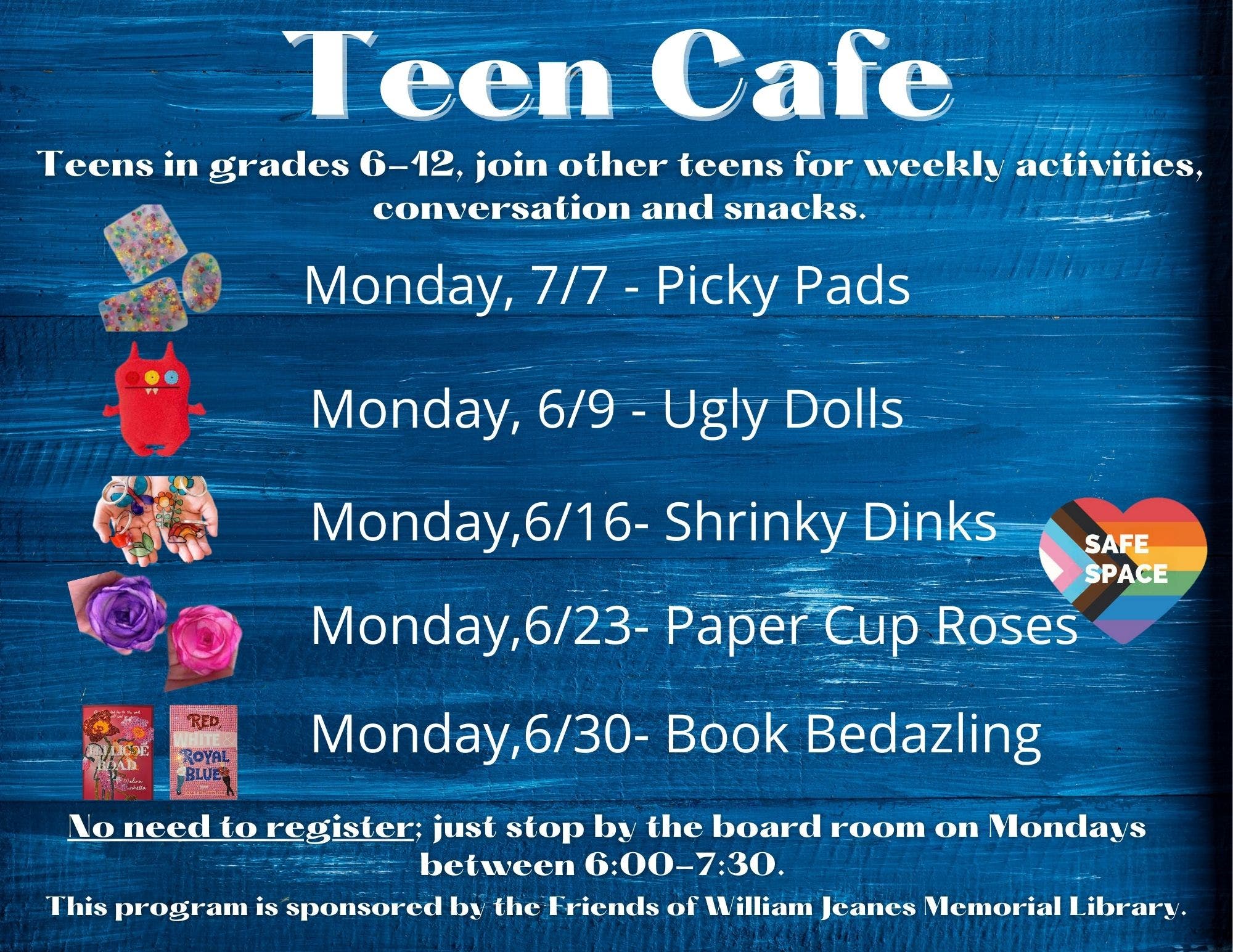Teen Cafe - Book Bedazzling