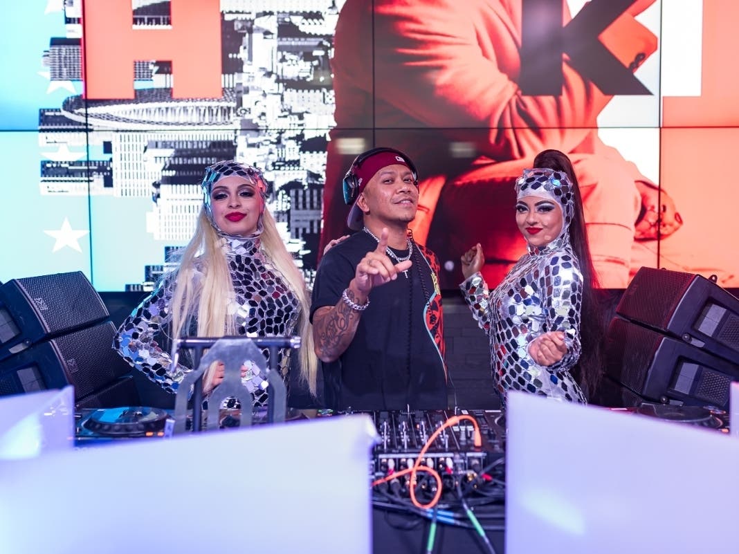 DJ Chuckie spinning at Slate