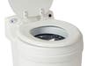 The Laveo portable waterless electric toilet was invented in Connecticut and introduced in 2012. Uses include boating, camping/RV'ing, disaster relief/emergency management, fishing, home care, small buildings, tailgating and trucking. 