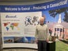 Ken Martin in the lobby of Conval's global headquarters in Enfield. The company manufactures high-performance severe service valves for the world's most demanding industrial applications. 