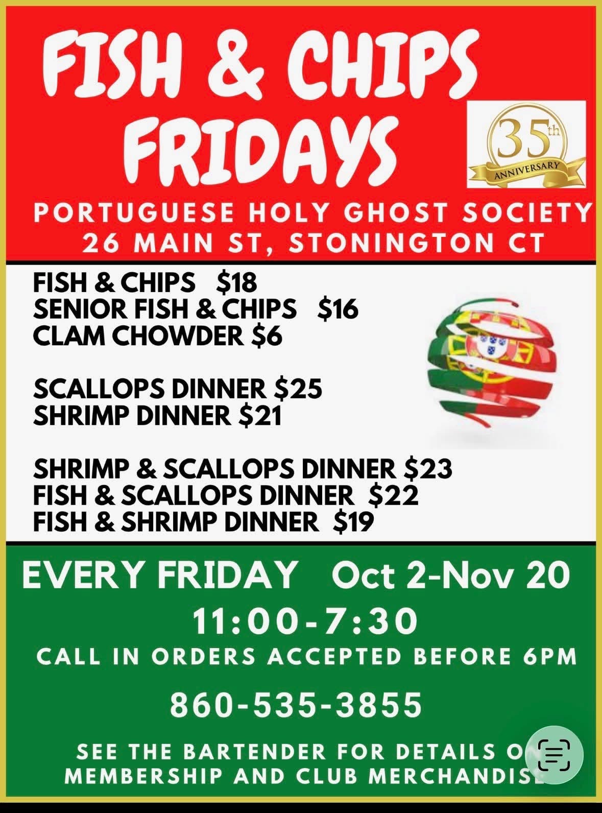 Friday Fish & Chips in the Borough