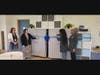 Grace Callwood, 17, founder, We Cancerve Movement, Inc., cuts the ribbon on the Threads of Hope closet May 26 at an elementary school in Aberdeen.