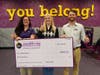 From left to right: Amanda Lee (general manager, Planet Fitness Olympia, Wash.), Alizabeth Ashton (scholarship winner), James Pope (regional manager, Planet Fitness)