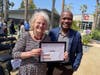 SHARE!'s Ruth Hollman and Culver City Mayor Daniel Lee