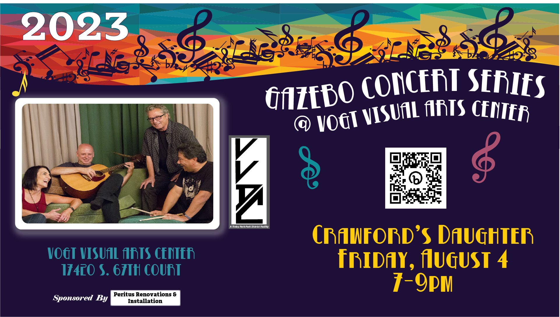 Aug 4 | Gazebo Concert Night: Crawford's Daughter | Tinley Park, IL Patch