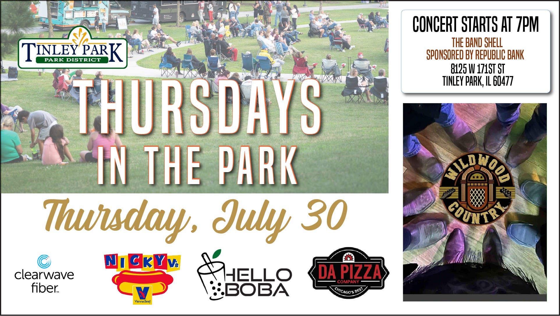 Thursdays in the Park Concert: Wildwood Country Band