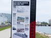 One of the eight interpretive panels dives into the history of South Boston being chosen as a World War I Port.