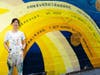 Thai artist and landscape architect Ponnapa Prakkamakul creates a vibrant, temporary art mural, titled Where We Belong, celebrating Chinatown’s culture, community stories, and history.