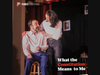 Ben Weisman as the Legionnaire and Miriam Salerno as Heidi in Pioneer Productions' "What the Constitution Means to Me" by Heidi Schreck