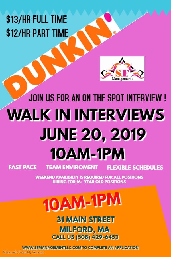 Jun 20 Hiring Event Milford, MA Patch
