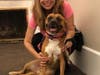 SPCA volunteer Maria Alleluia and Lorenzo offered pet therapy at the retreat.