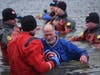 Bob Miller of Team Sal in the water at Subzero Heroes.
