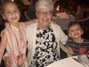 Lois Cuda and her grandchildren, Avery and Graham.