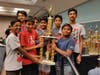 Fallon's 7th grade team members include (from left): Arunachalam Kasi, Abhijoy Mukherjee, Krish Matai, Aryan Jain, Vikrant Ganesan, Rajneesh Jain, Sanat Gupta and Naman Garg