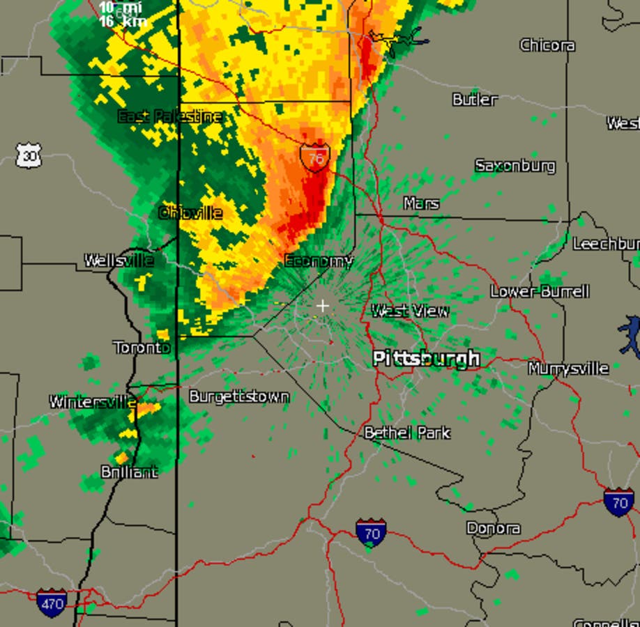 Strong Storms Bearing Down On Pittsburgh Metro Area | Pittsburgh, PA Patch