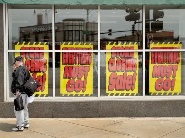 File photo of a Sears store closing.