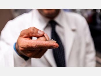 Microneedle Array Vaccine: The vaccine is delivered into the skin through a fingertip-sized patch of microscopic needles.