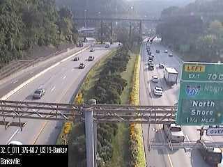Image from PennDOT's Banksville interchange traffic cam.