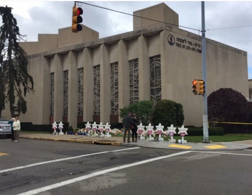 The Tree of Life synagogue in Pittsburgh.