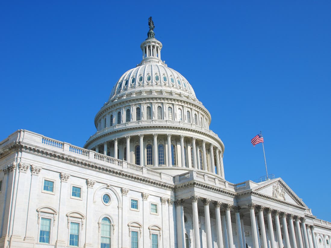 The U.S. Capitol. 