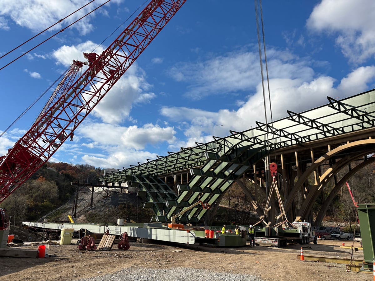The new Commercial Street Bridge