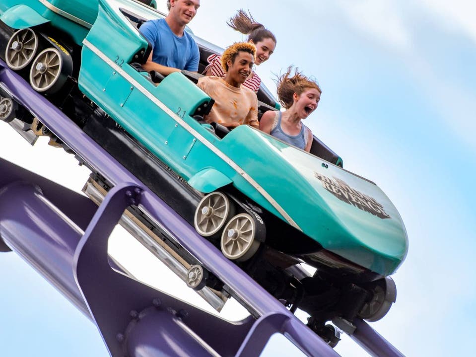 Kennywood's Phantom's Revenge coaster 