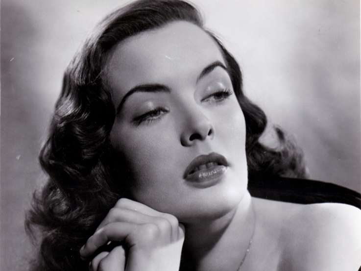 Joan Dixon in a publicity portrait from the 1950 movie "Bunco Squad."