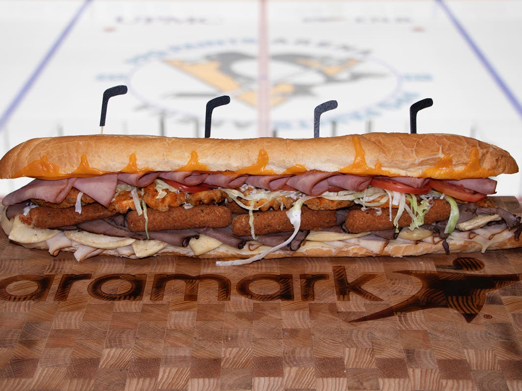 The Penguinator sandwich.