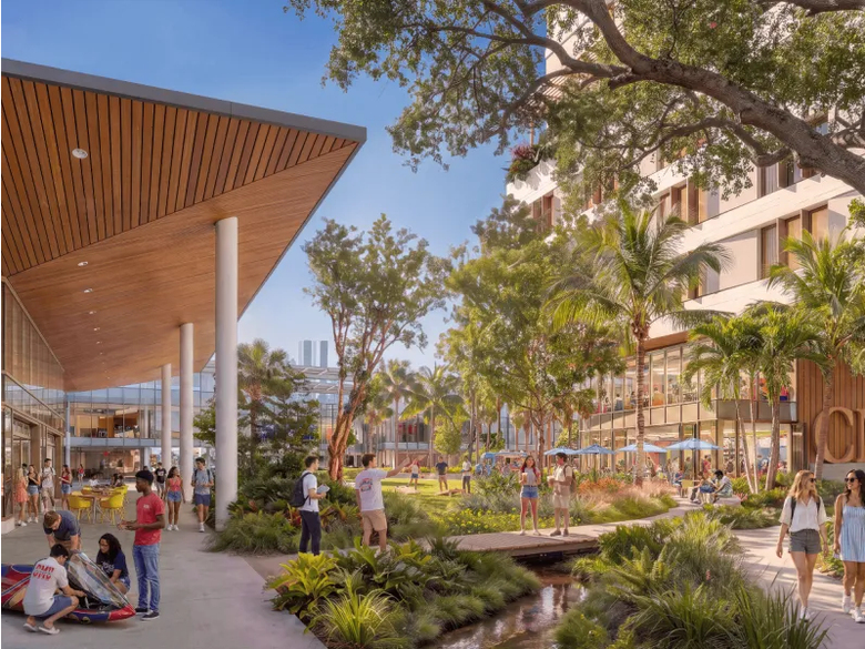 A rendering of CMU's new Miami campus. 