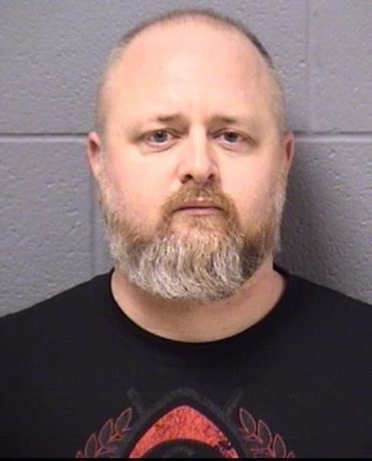 Adam Gleason, 37, was charged with theft and home repair fraud.