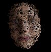 Danielle Koska's work, "Floral Face."