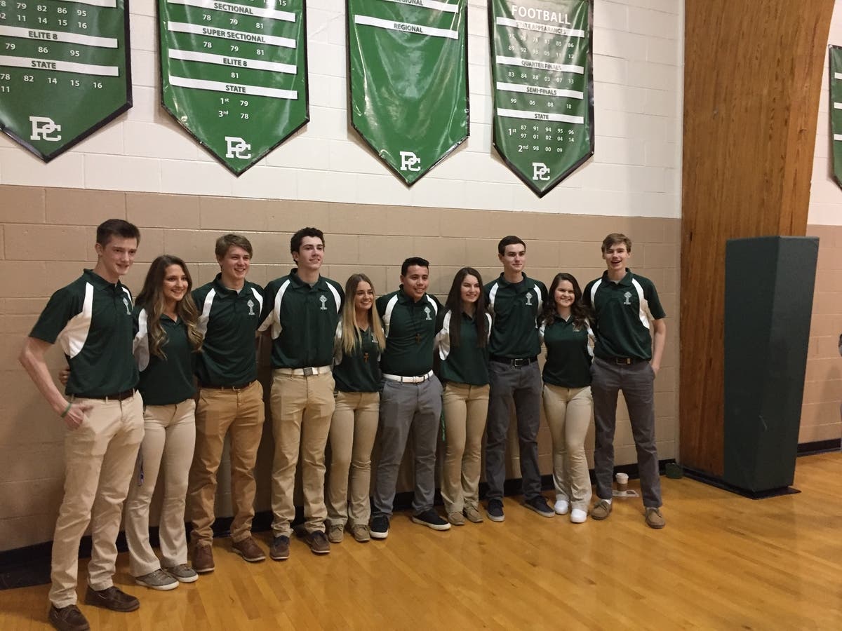 Several alumni from SSCM were inducted into NHS at Providence.