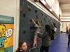 Families got to participate in sessions like "Zumba," Pacer Challenge, Rock Wall Climbing and more.