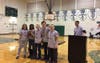 At the Des Plaines Valley Conference competition, the seventh grade team took third place in the group competition.
