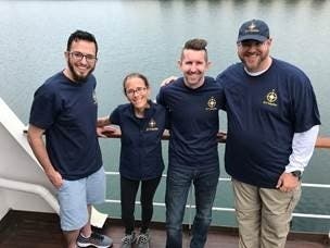  Scott Collins was selected as one of four 2019 CITGO Nautilus Ambassadors who embarked on a four-day sea voyage.