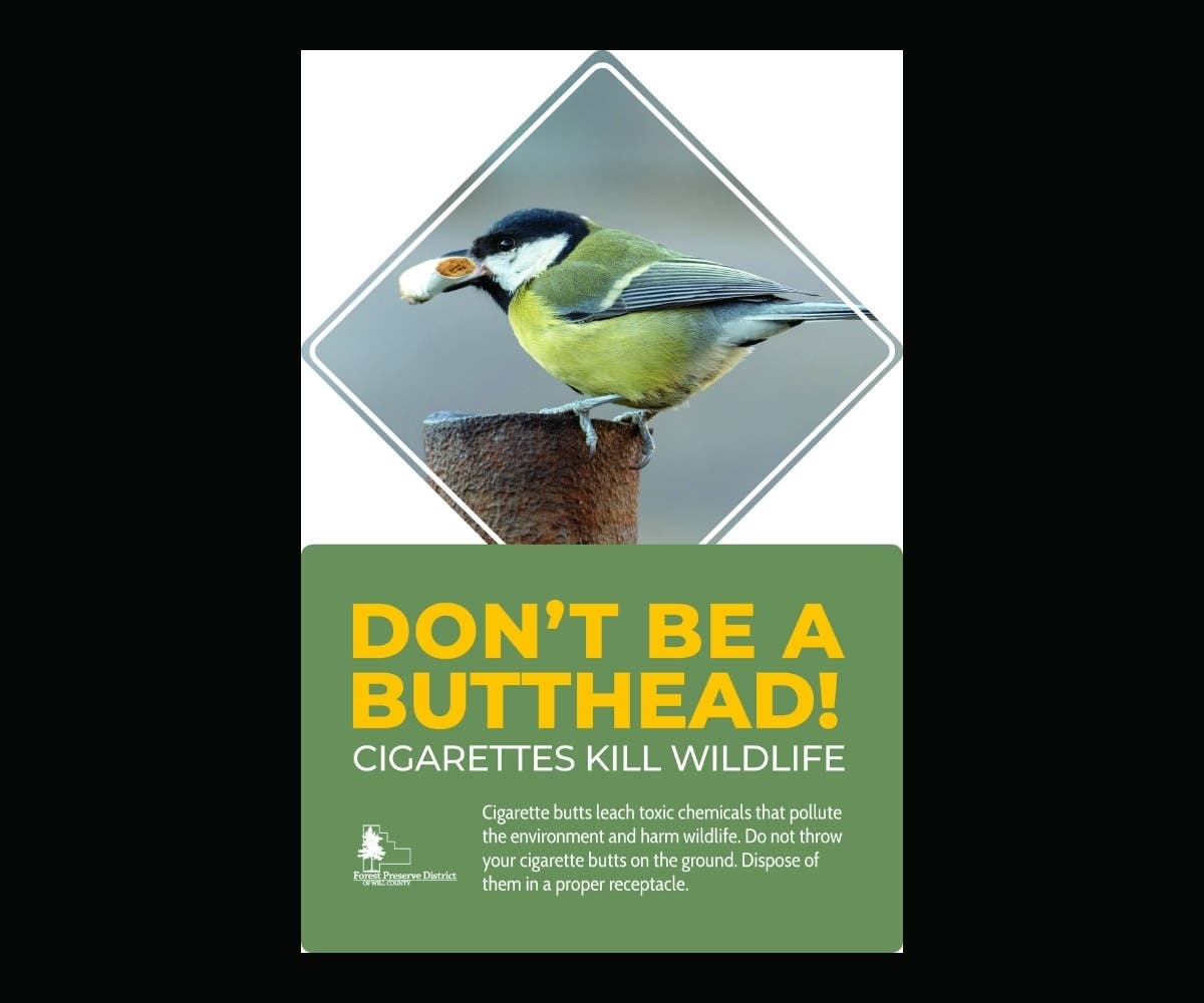 New signs posted in the preserves will feature photos of animals and clear messages.