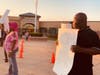 Protests about bullying in the district have been held outside school board meetings.