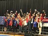Reed School third graders celebrated and honored veterans and active servicemen and women during their music program Nov. 8. 