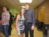 Nooner and Goesel at their eighth grade graduation.
